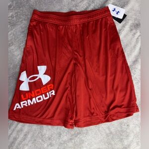 Under Armour Men's Athletic Red Shorts